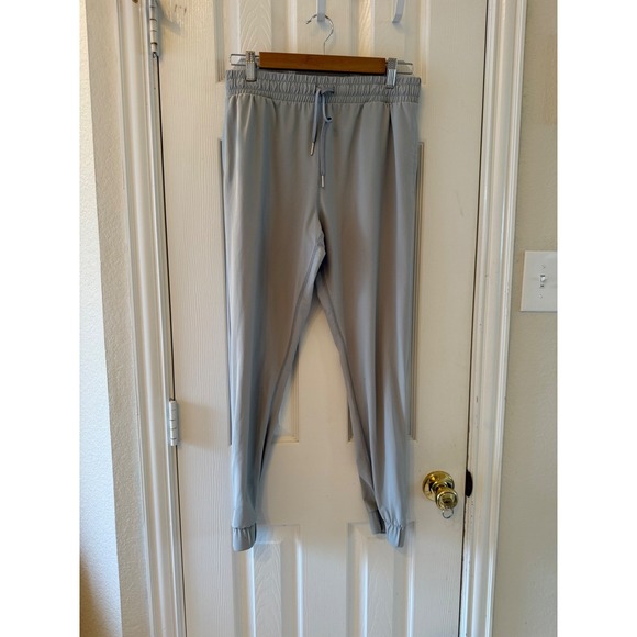 Zyia Active Jogger Pants Women's Small Gray Drawstring Zip Ankle‎ Athleisure - Picture 2 of 7